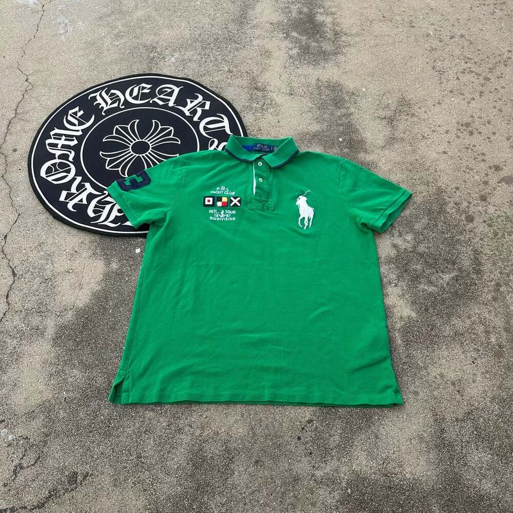Polo Ralph Lauren Polo Shirt Size L Green Yacht Club
